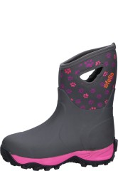 Ladies short rubber boot PAW WALKER MID GRAU by Fella