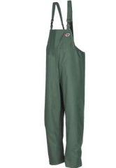 Flexothane Waterproof Dungarees in olive Flexothane Waterproof Dungarees in olive