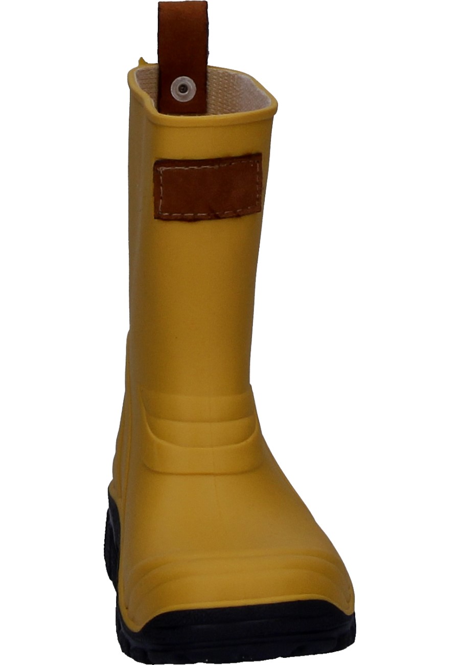 Yellow rubber boots for children by Gevavi robust, comfortable