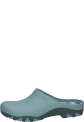 Gevavi garden shoe NATULIVE BLUMEN turquoise | A robust ladies' garden clog