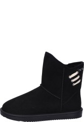 Gevavi short winter wellington boots for women NEVA 02 black