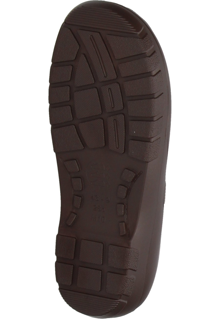Gevavi Dutch Clog Shoes - Closed Heel Leather Upper, Wooden Orthopedic Insole, Polyurethane Sole, Black, EU 39 / US 6