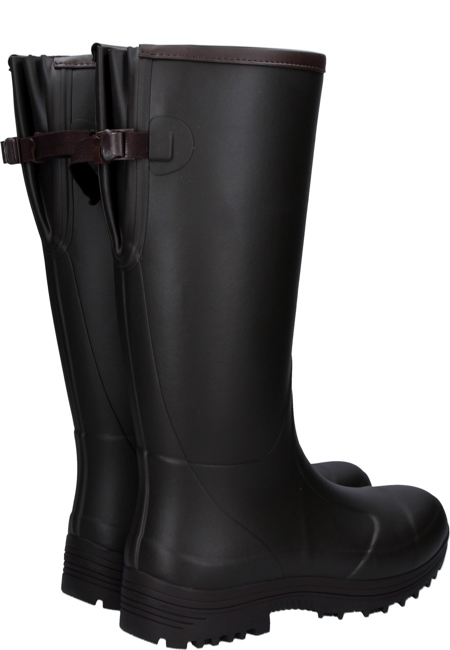 Hiking and Hunting Rubber Boots PHEASANT GAME 18 5 MM dark brown by