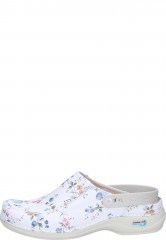 The fashionable Wash & Go Clog FLOWERS by Gevavi for women | Your companion for work and leisure time