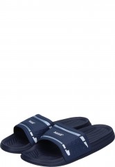 Plain bathing slippers Asadi in blue by Gevavi