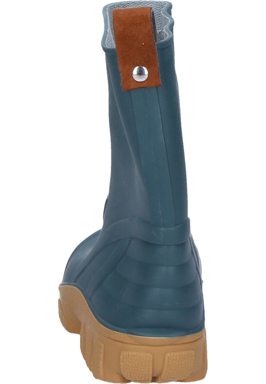 Green rubber boots for children by Gevavi robust, comfortable