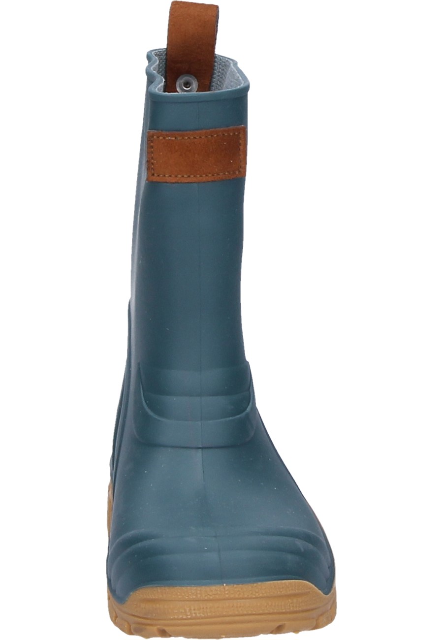 Green rubber boots for children by Gevavi robust, comfortable