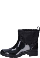 The fashionable, shiny rubber ankle boot LISS black by Gevavi for ladies The fashionable, shiny rubber ankle boot LISS black by Gevavi for ladies