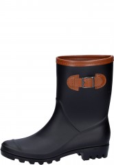 Black Ladies Rubber Boot LAURA by Gevavi Black Ladies Rubber Boot LAURA by Gevavi