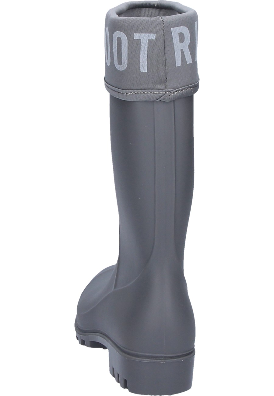 Women's Waterproof Wellington Boots - Slip On Rain Boots, Long Leg, Star Design, UK 4-8