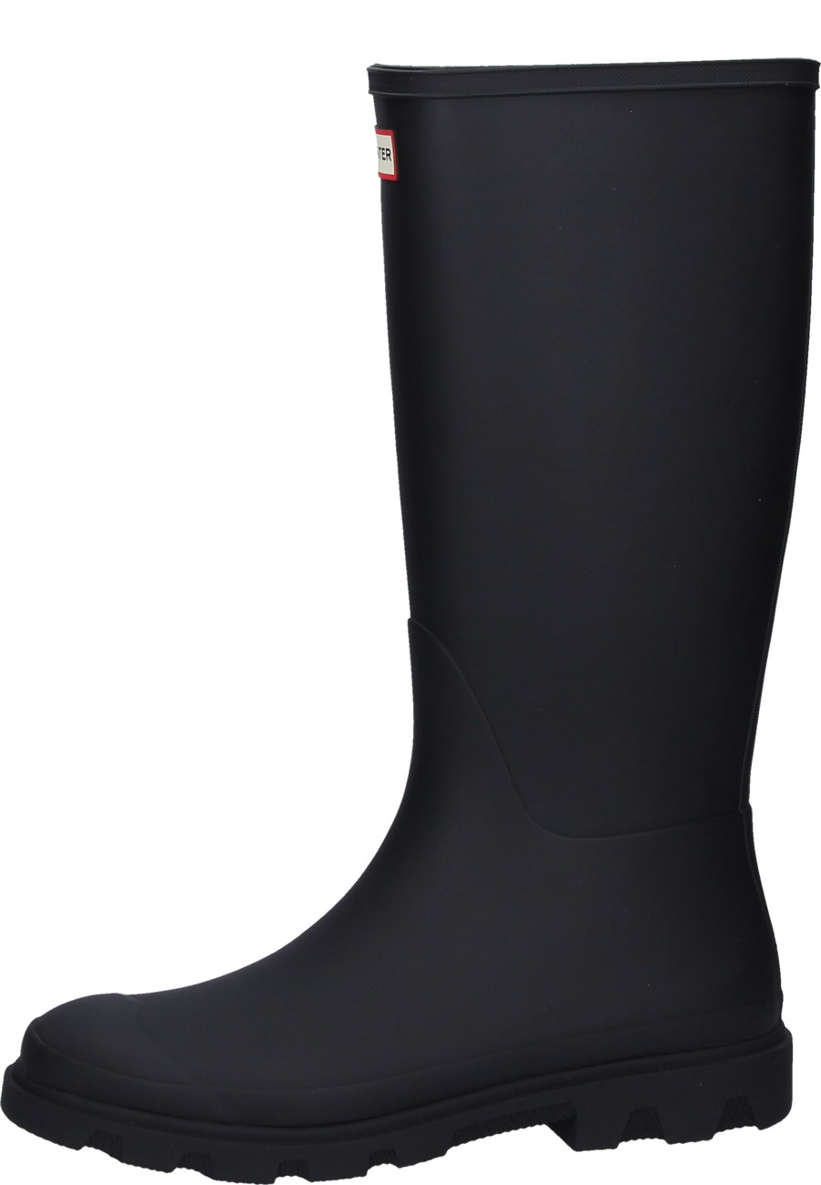 Rubber boot MENS DOWNPOUR TALL BOOT black by Hunter
