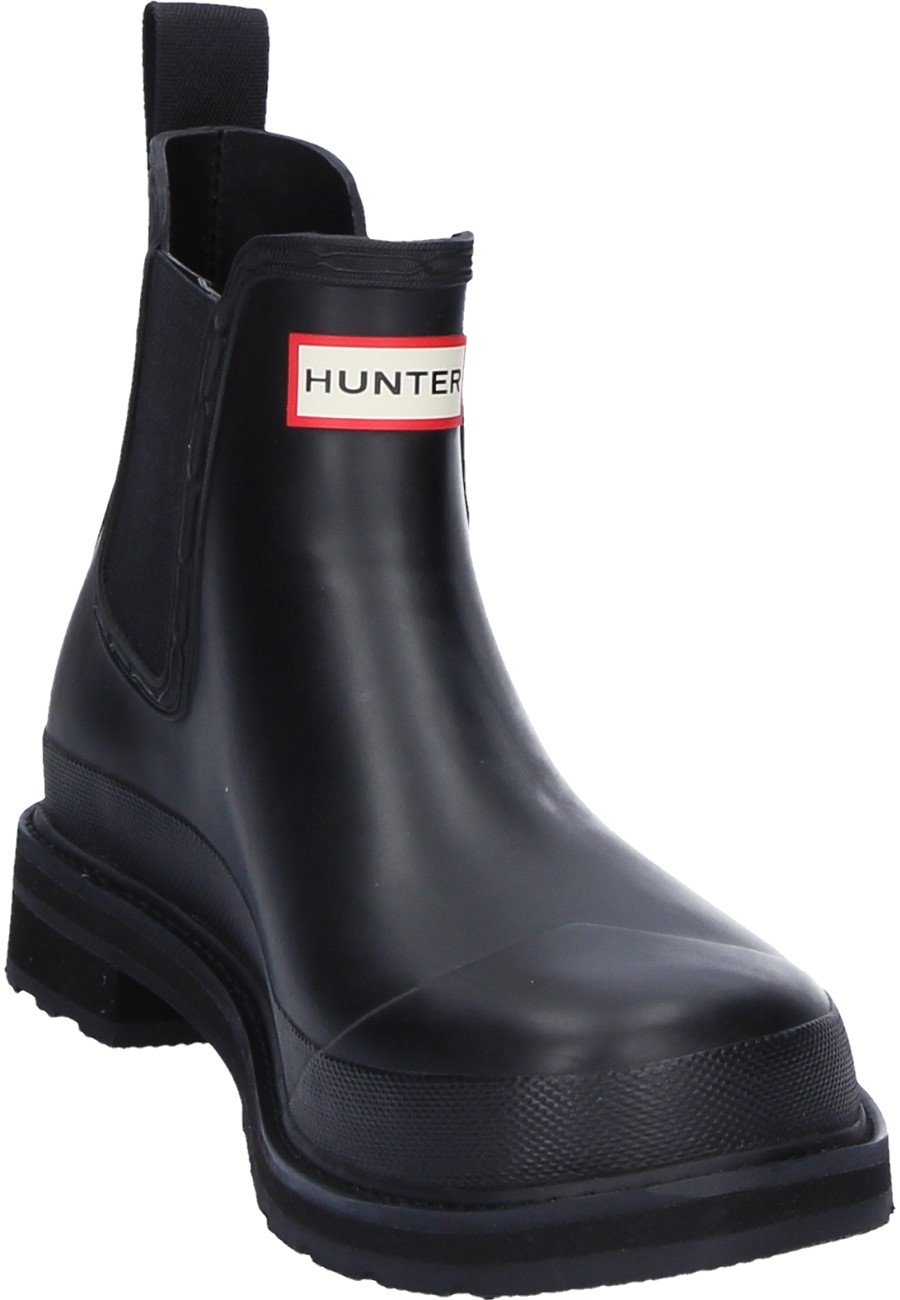 ORIGINAL MEN LIGHT CHELSEA BOOTS black wellington boots by Hunter