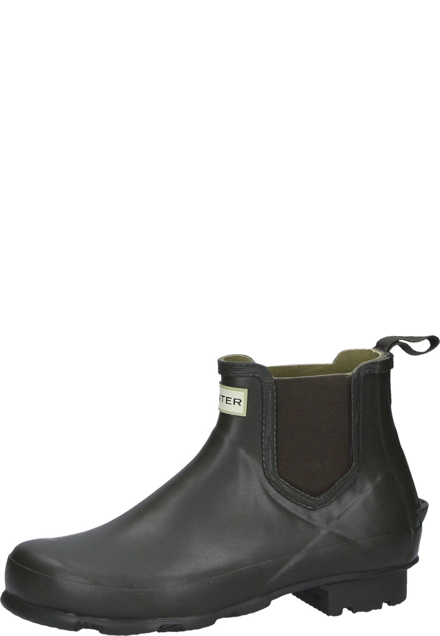 hunter norris printed chelsea boot