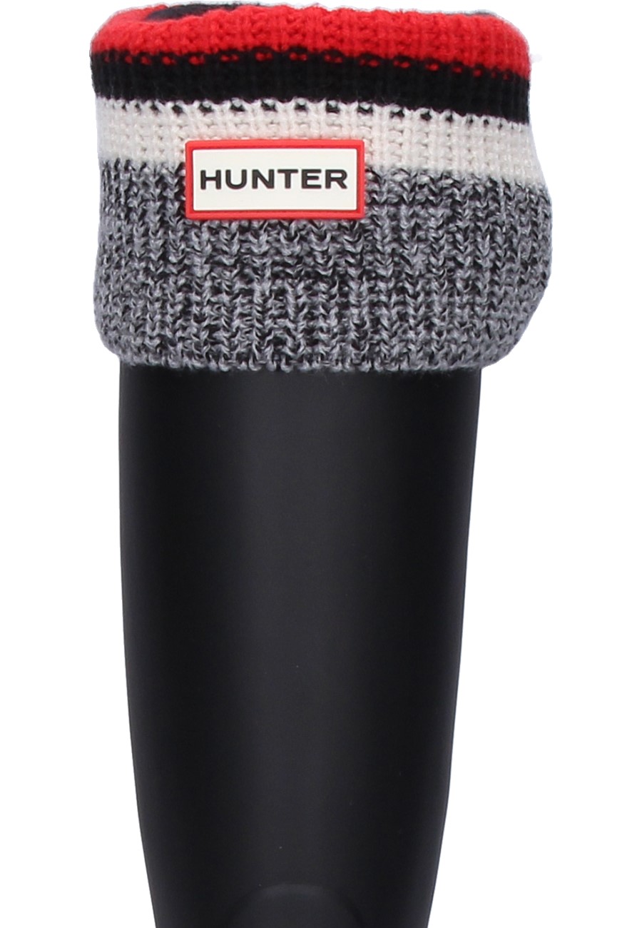 Warming Rubber Boot Sock RECYCLED FLEECE BLOCK STRIPE TALL BOOT