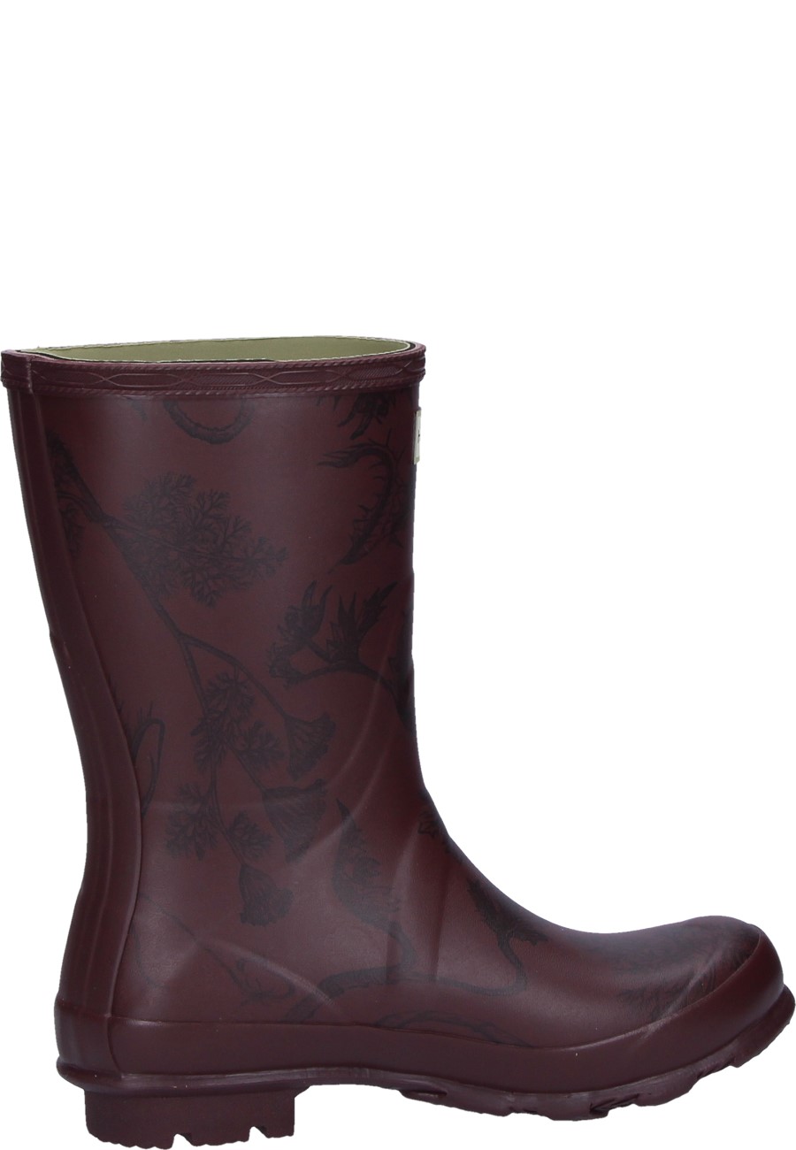 burgundy hunter wellies