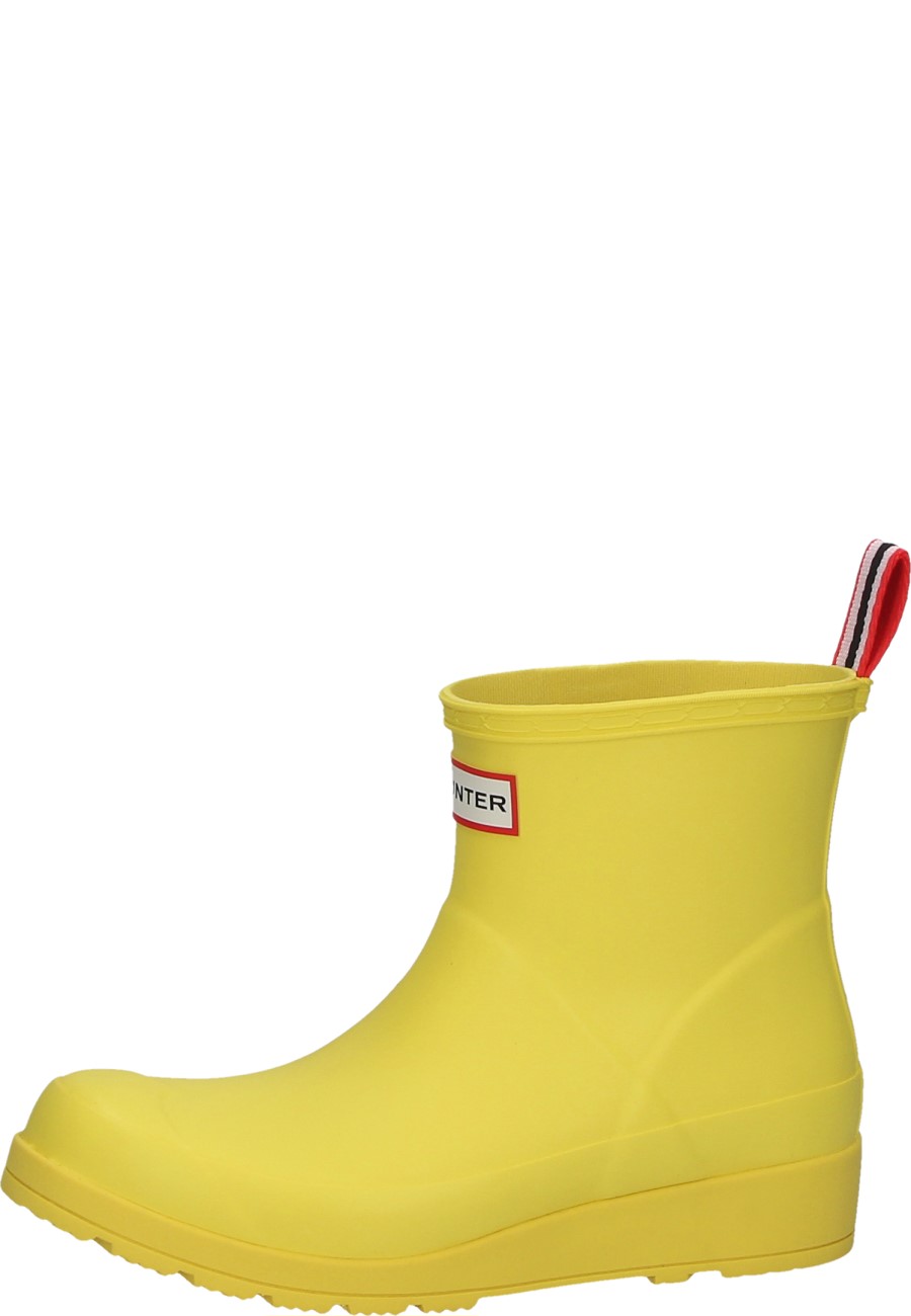 hunter boots short yellow