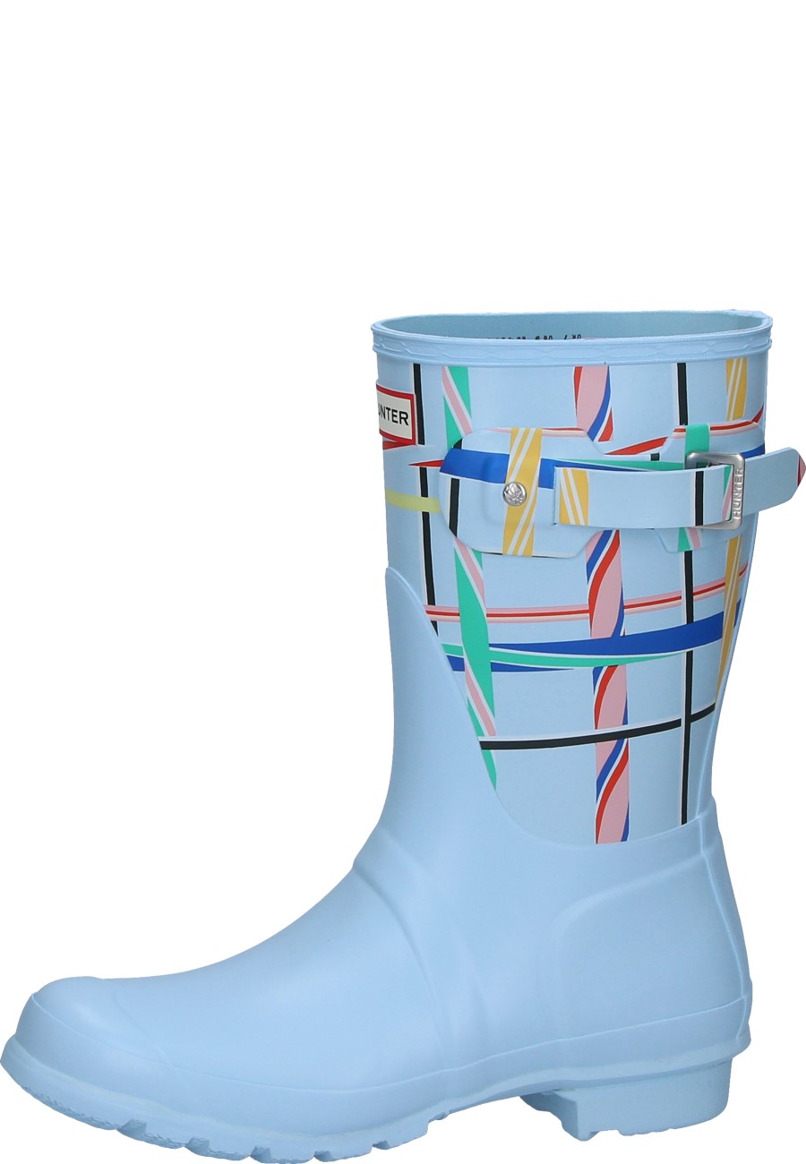 light blue hunter wellies