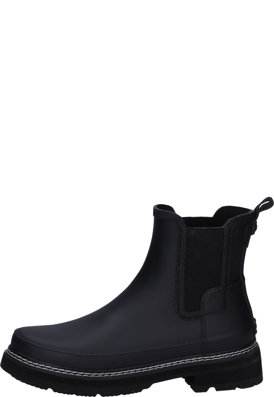 hunter leather ankle boots