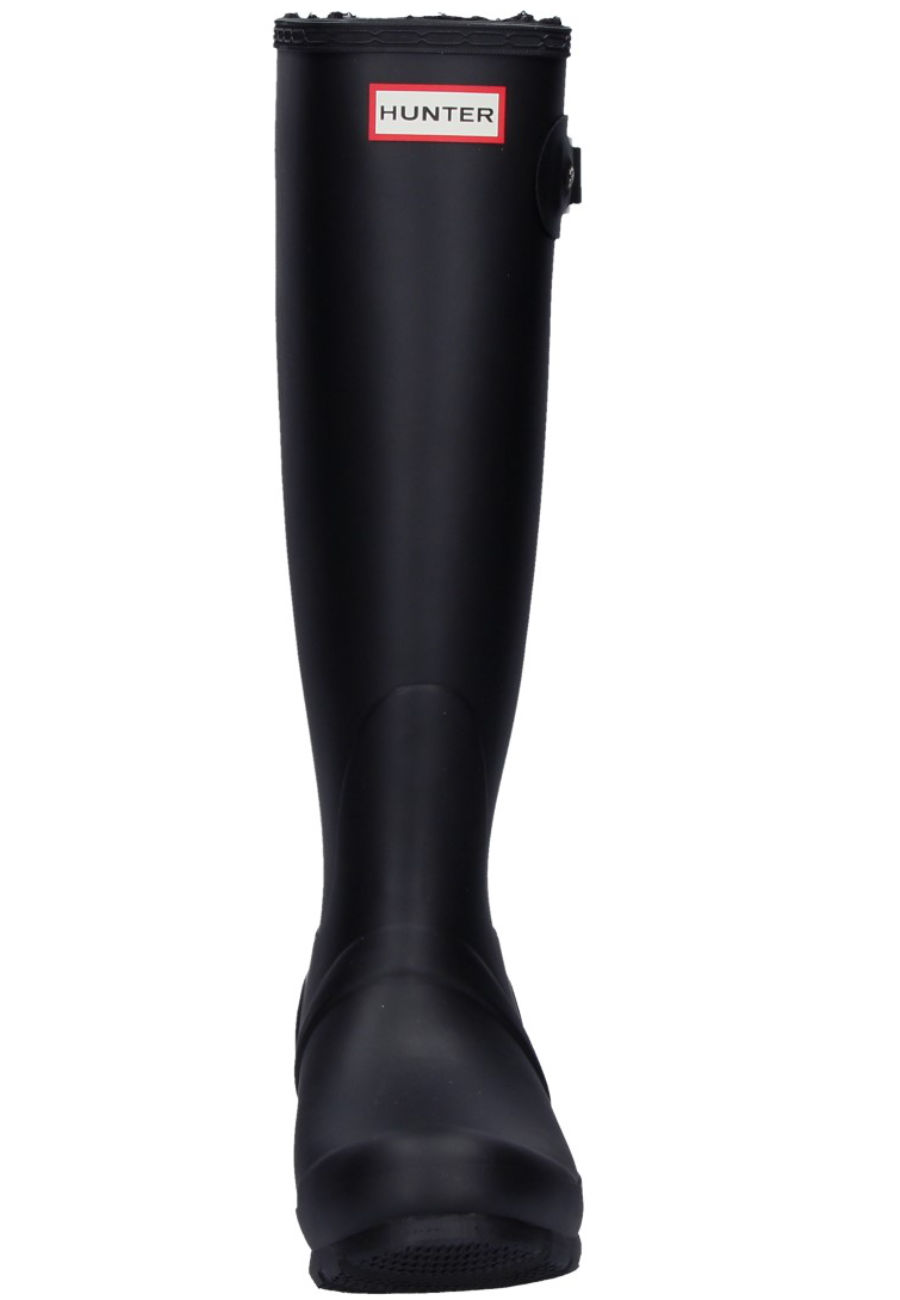 High women's boots Original Insulated Tall in black of Hunter