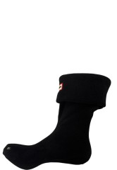 Hunter short rubber boot socks FLEECE SHORT BOOT SOCK black