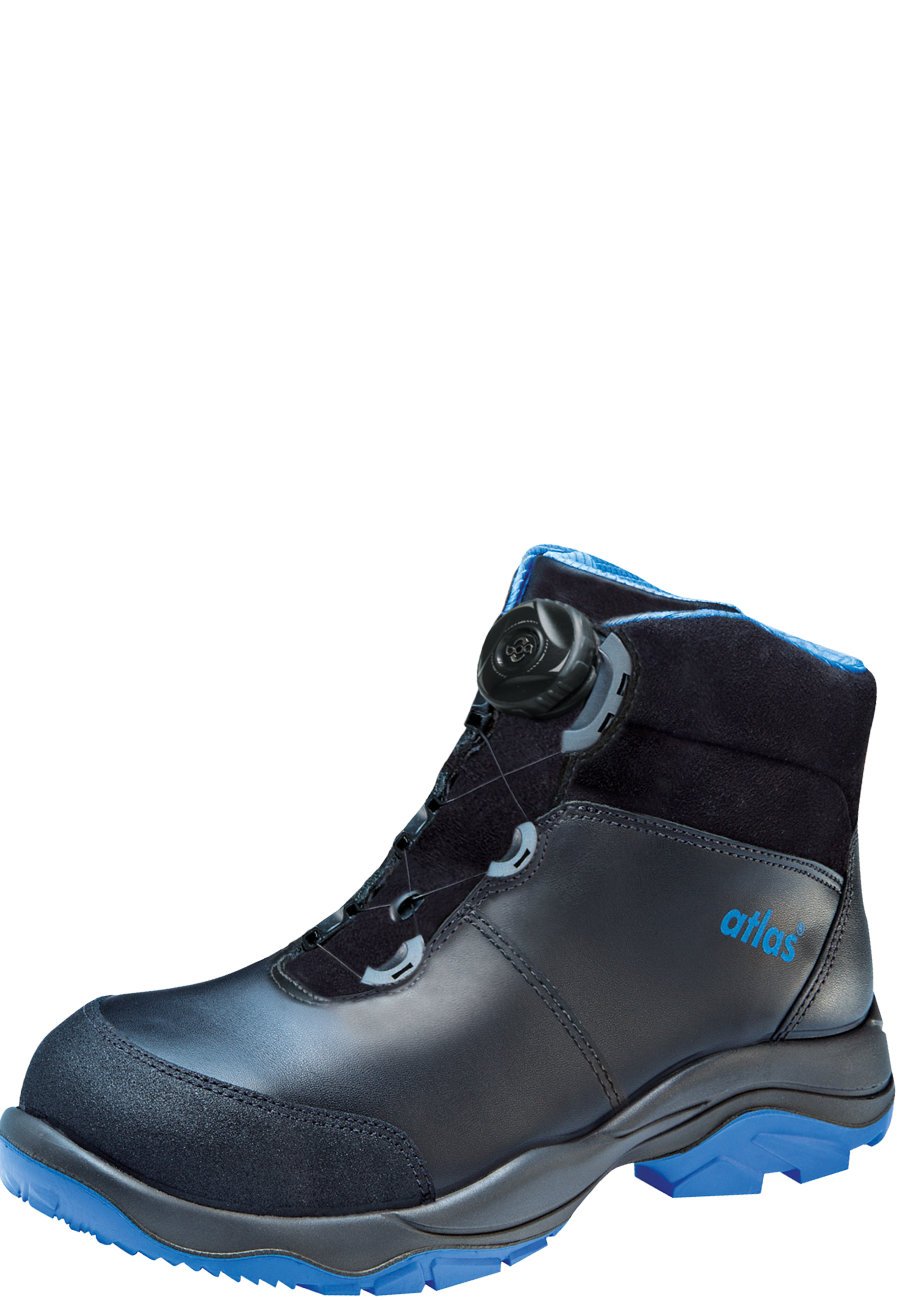 Atlas Sicherheitsschuh SL 9845 XP BOA ESD S3 – Knöchelhoch, Weite 12, Größe 43, Wasserdicht