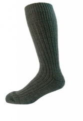 Health Socks in green by NORDPOL - Wool/Polyester blend