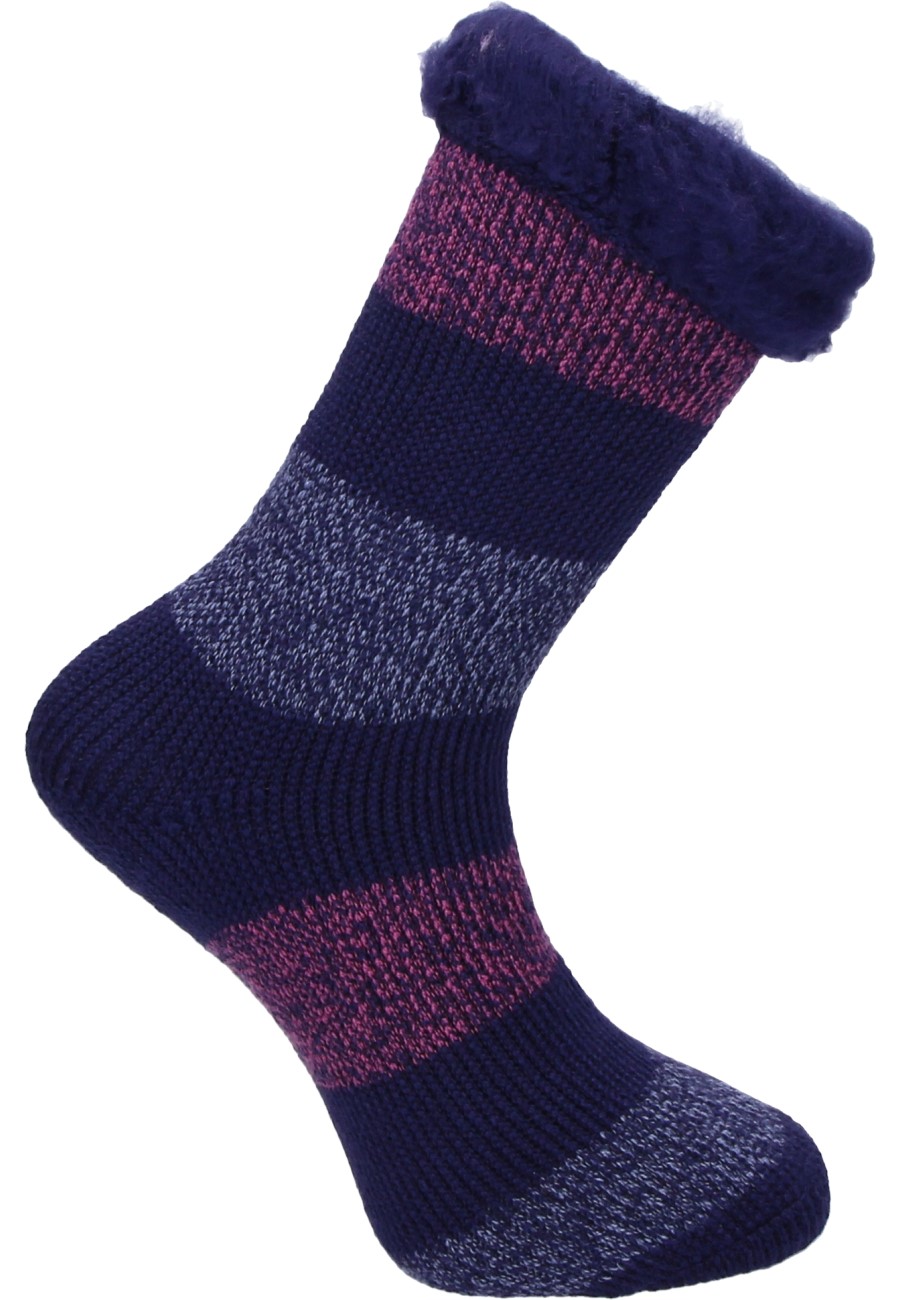 Plump Warm Heat Holders Thermal Socks ORIGINAL SEASCALE purple for ladies