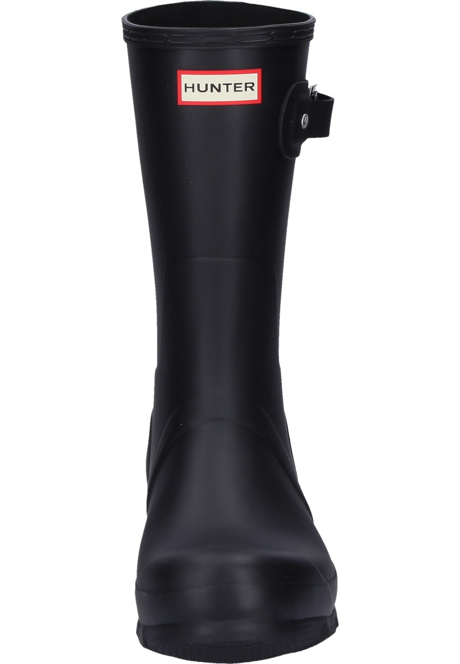 Hunter black rain sales boots size 8