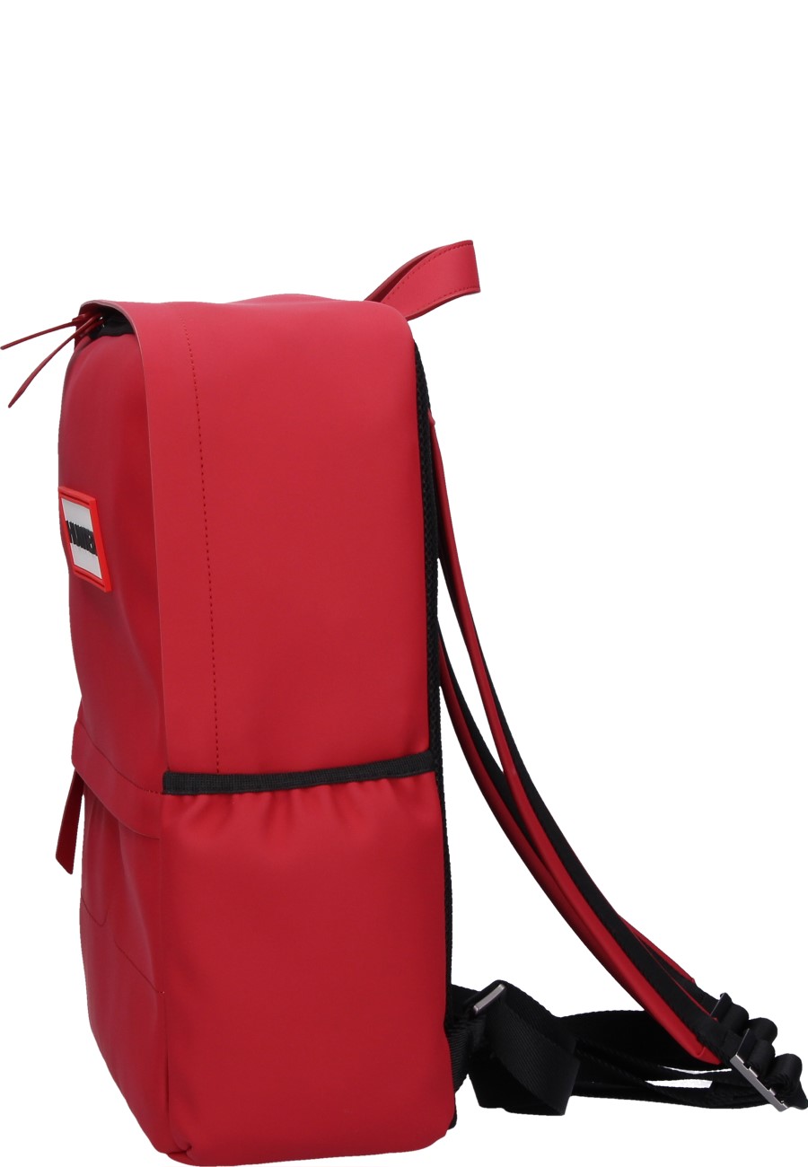 Rubberised backpack Original in military red of Hunter