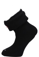 Hunter DOWNPOUR FLEECE SHORT BOOT SOCK black Hunter DOWNPOUR FLEECE SHORT BOOT SOCK black