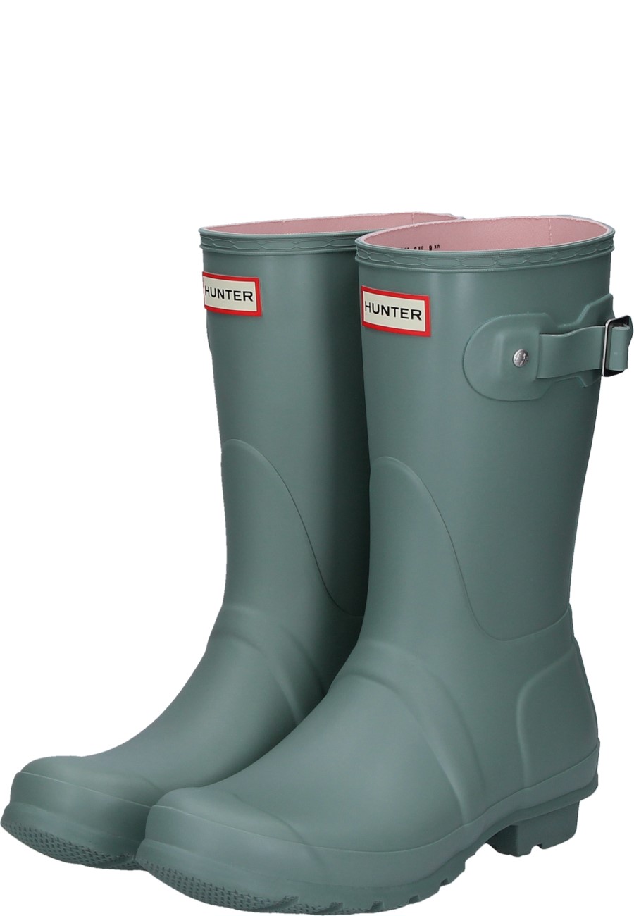hunter original tall women's wellington boots sweet gale green