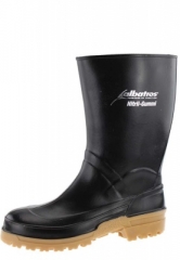 Albatros Nitrile Rubber Boots - a half-height, black work boot to EN 347