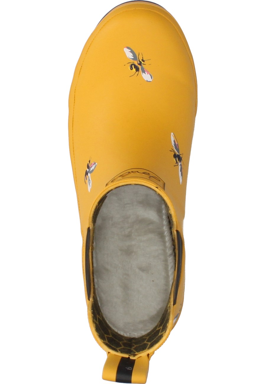 Summery rubber ankle boot WELLIBOB YELLOW BEES for women by Joules