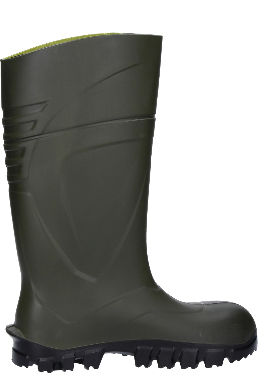 Bekina Steplite X Agricultural S4 Safety Wellington Boots Green