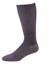 Long F2-Functional Socks in grey by NORDPOL - a Virgin Wool/Cotton/Polyester blend