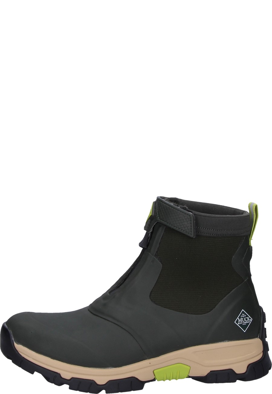 Muck Boot men s rubber ankle boots APEX ZIP MEN moss green