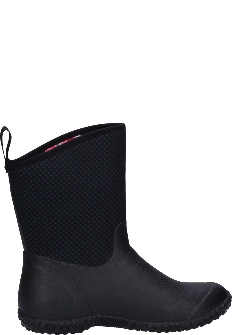 The convertible ladies rubber boot MUCKSTER MID II blac