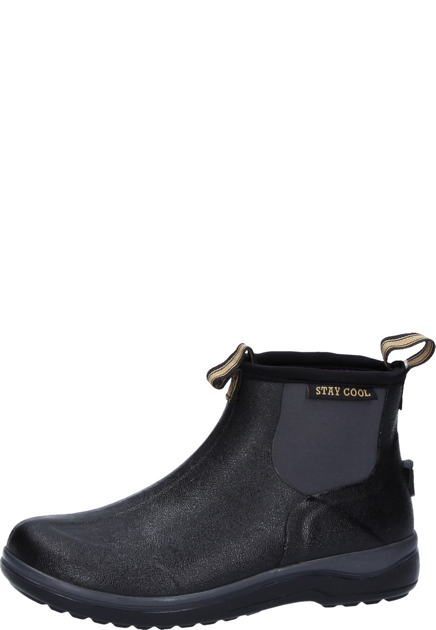 MUDS STAY COOL WOMEN'S 6 black rubber ankle boots by Noble Outfitters
