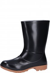 Nora -Iseo black- Short Wellington boots in black - for work and leisure to EN ISO 20347