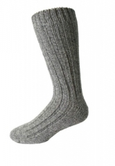 Norwegian Socks in grey by NORDPOL - Sheep�s Wool/Polyamide/Viscose blend 