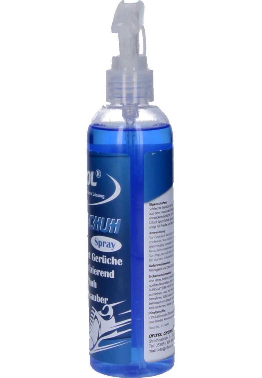 Sports shoe spray against tangy smells in your sports shoes