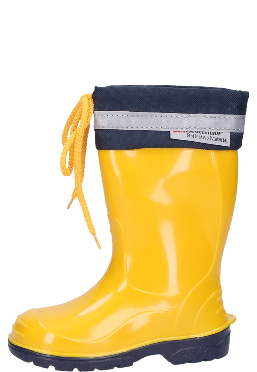 yellow childrens wellies