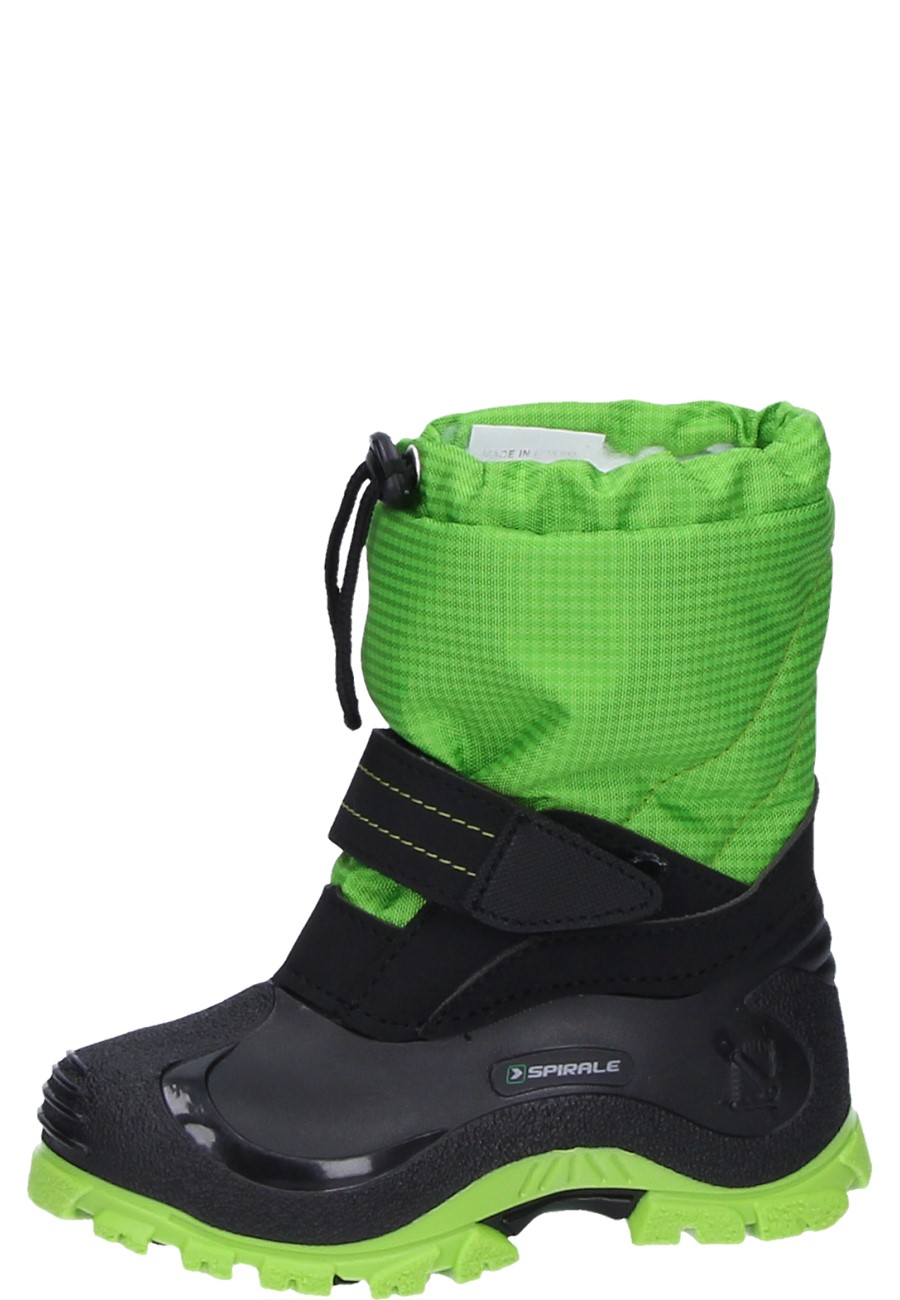 Padded kids rubber boots Sunny green 