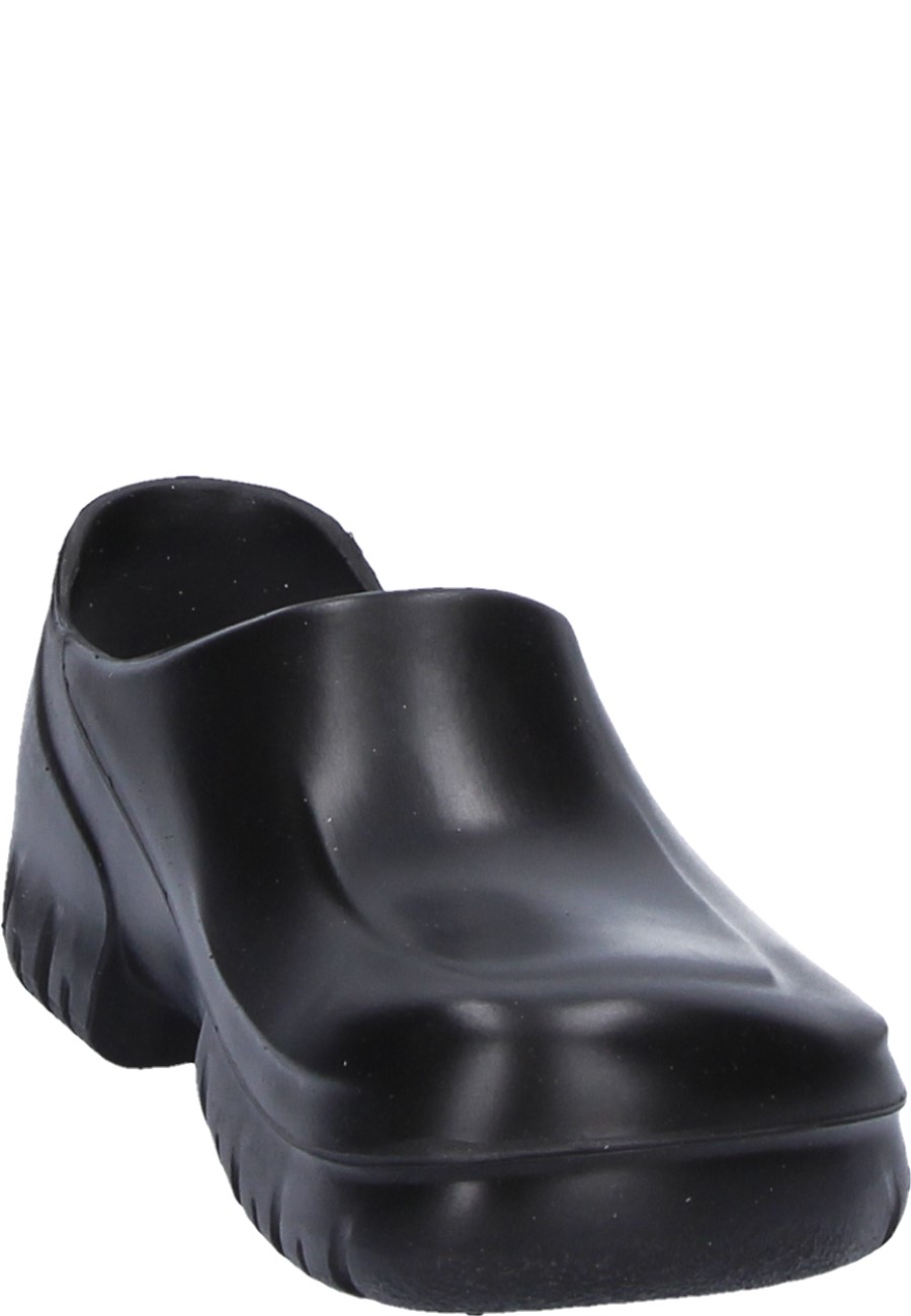 Alpro black by Birkenstock .the PU Clog removable footbed for high demands