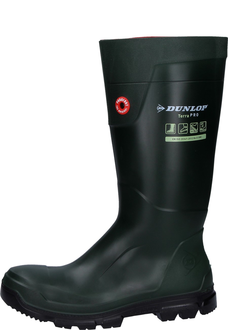 Rubber boots Dunlop Purofort® TerraPro green SK 04