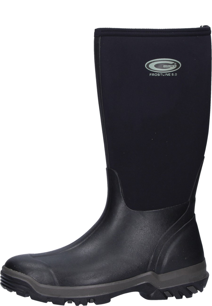 grubs steel toe rubber boots