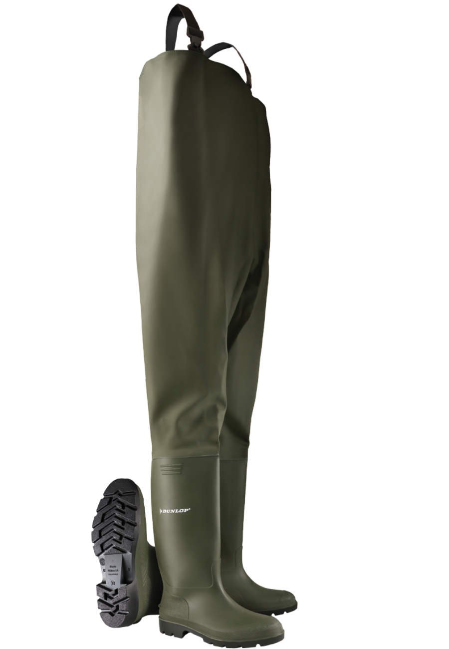 Dunlop Trouser Wader made from PVC Polyester with wel