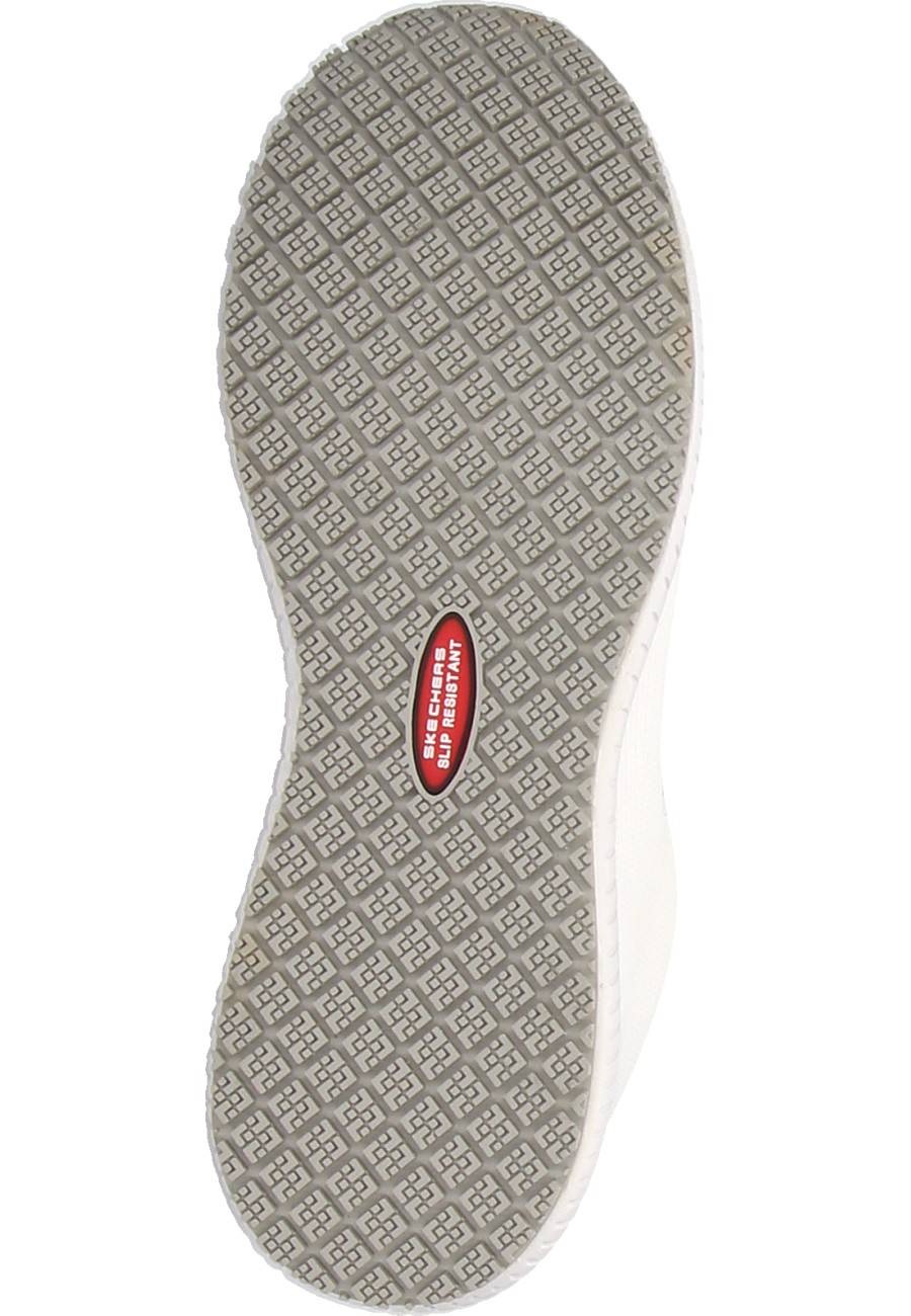 Trendy work shoes SQUAD SR white for women by Skechers