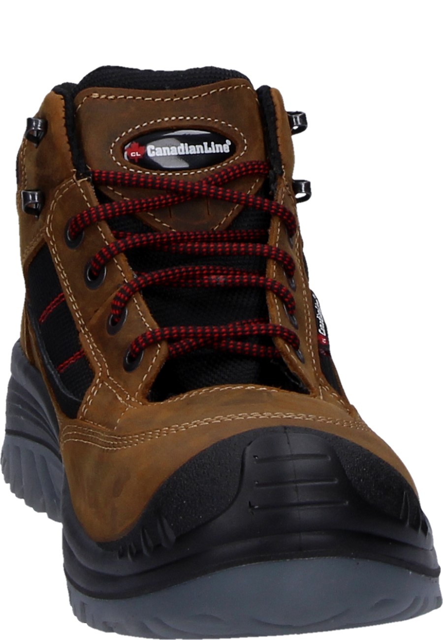 Canadian Line Sherpa brown High Work Shoes a safety shoe to EN ISO