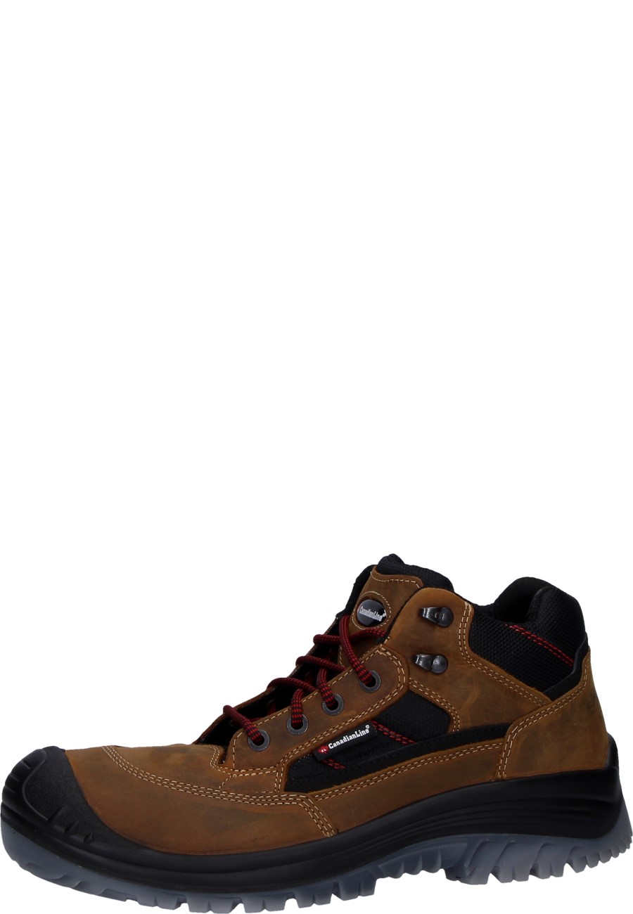 Canadian Line Sherpa brown High Work Shoes a safety shoe to EN ISO